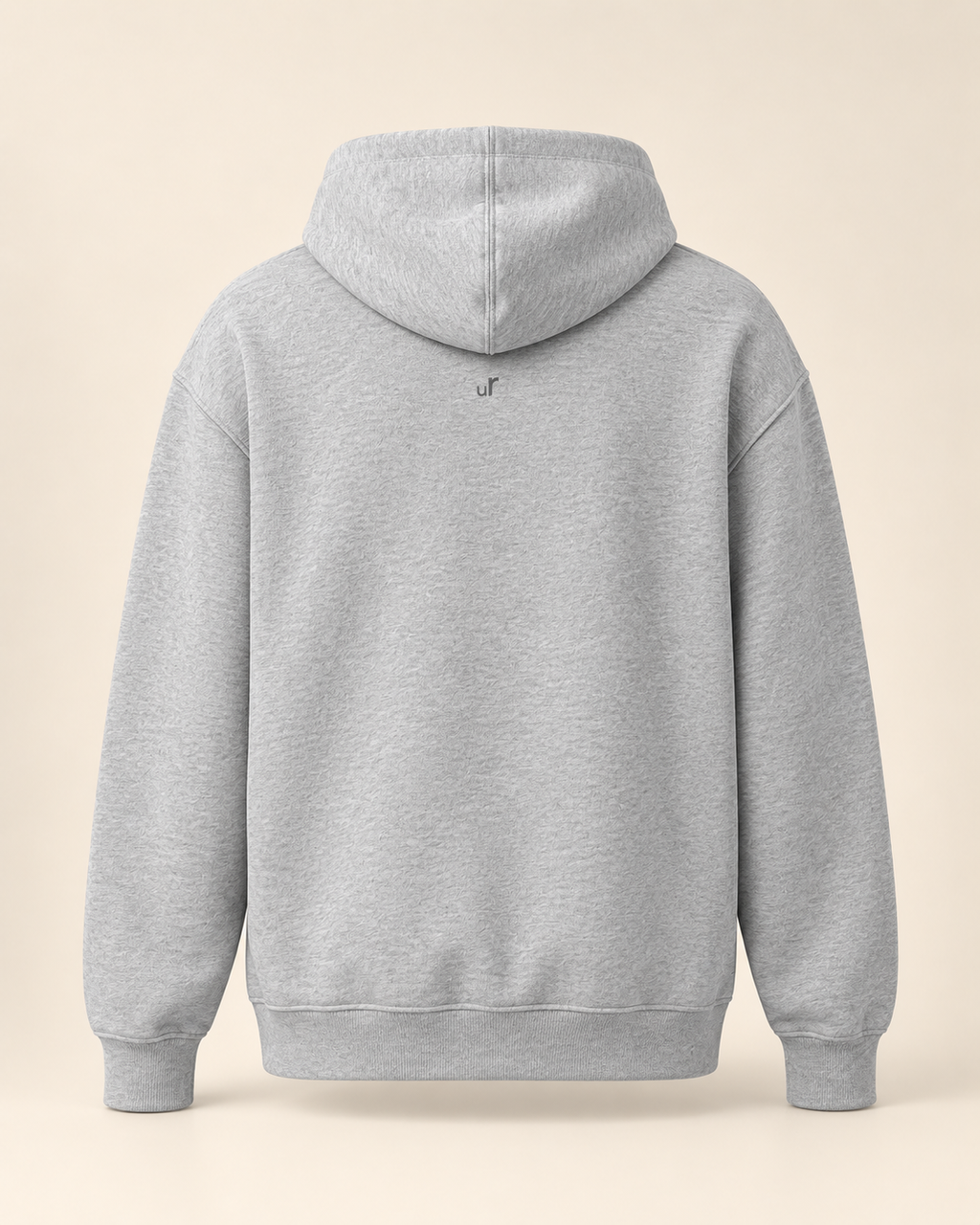 Hoodie pastete — Uri — athletic-heather — vue dos sans mannequin