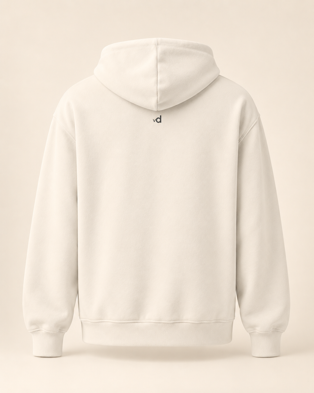 Hoodie écusson — Vaud — Bone — dos vd