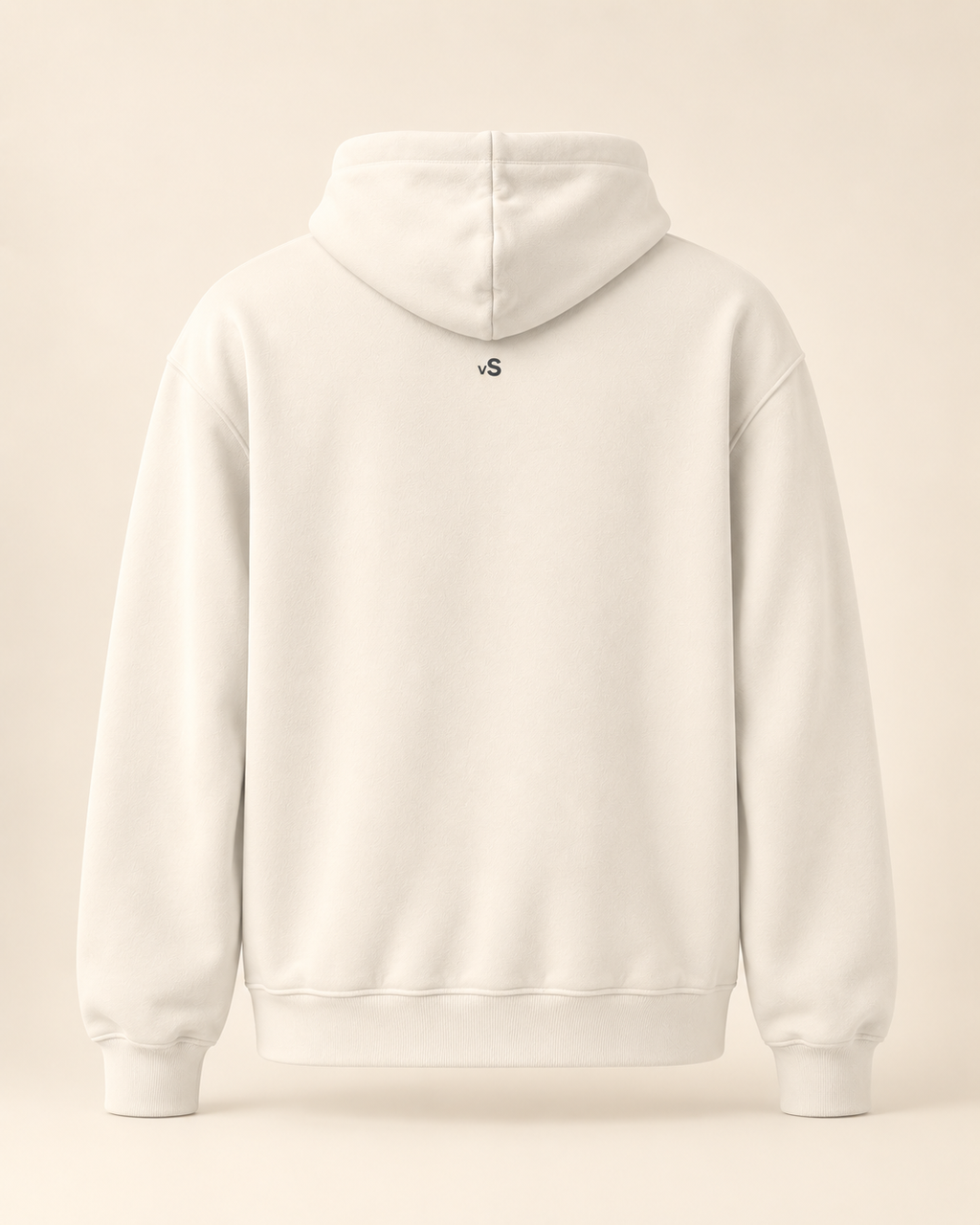 Hoodie raclette — Valais — bone — vue dos sans mannequin