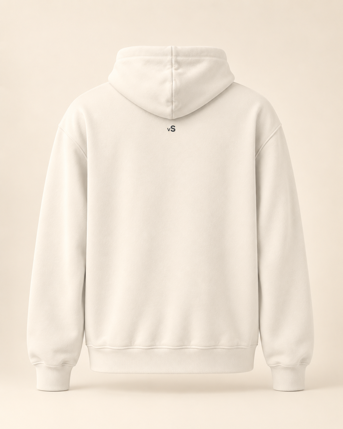 Hoodie raclette — Valais — bone — vue dos sans mannequin
