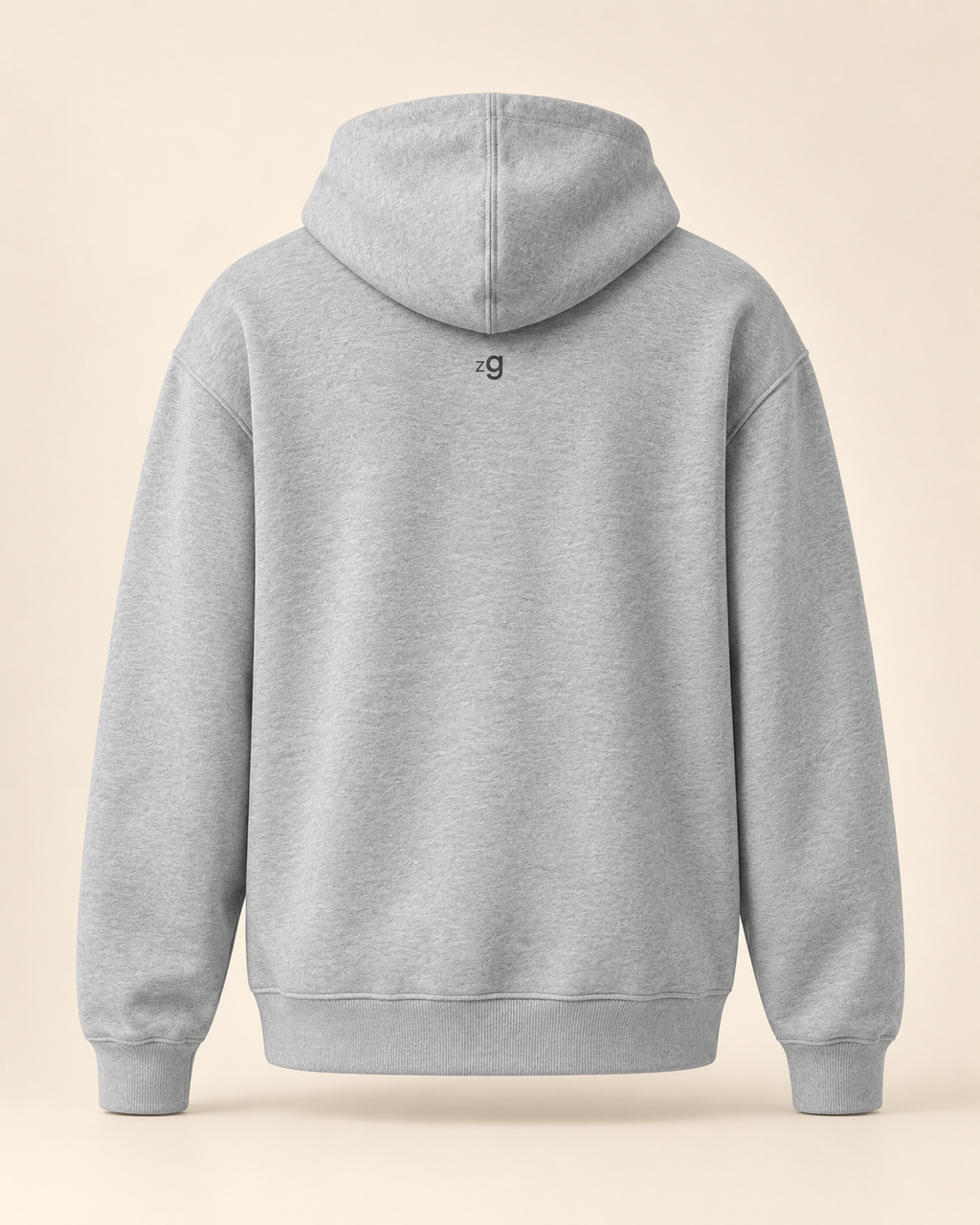 Hoodie kirschtorte — Zoug — athletic-heather — vue dos sans mannequin