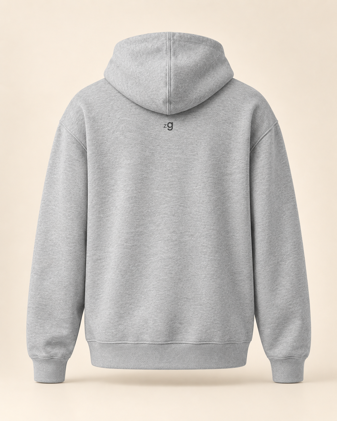 Hoodie kirschtorte — Zoug — athletic-heather — vue dos sans mannequin