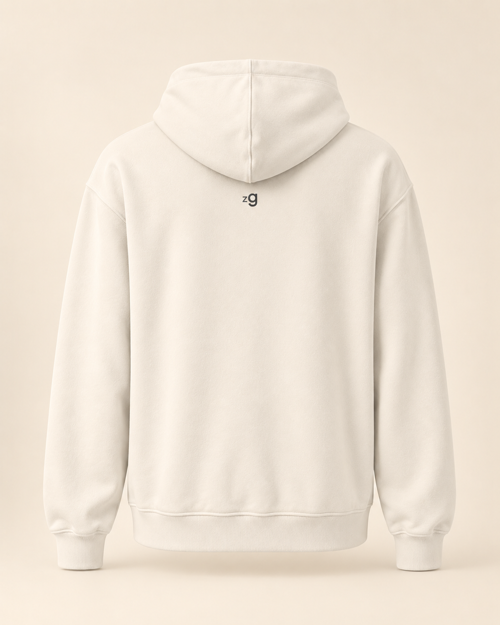 Hoodie kirschtorte — Zoug — bone — vue dos sans mannequin