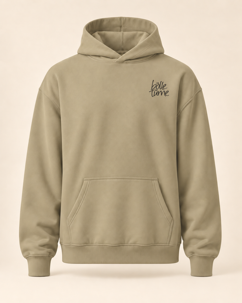 Hoodie bölletünne — Schaffhouse — sand — vue face sans mannequin