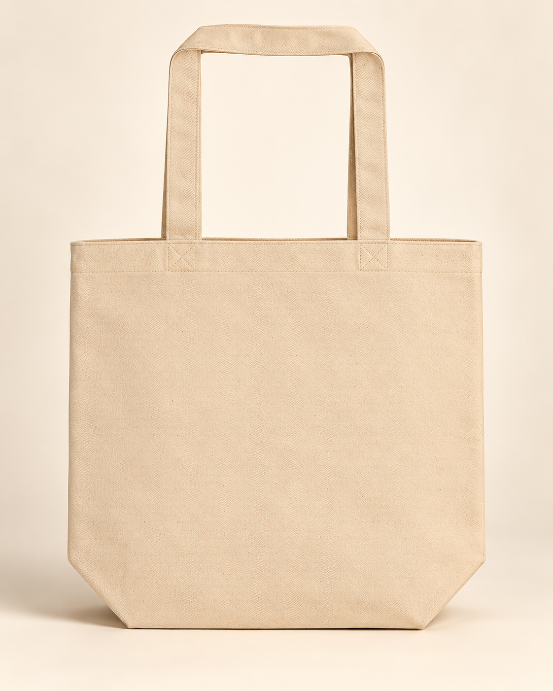 Tote bag polenta — Tessin — vue dos, mockup réaliste